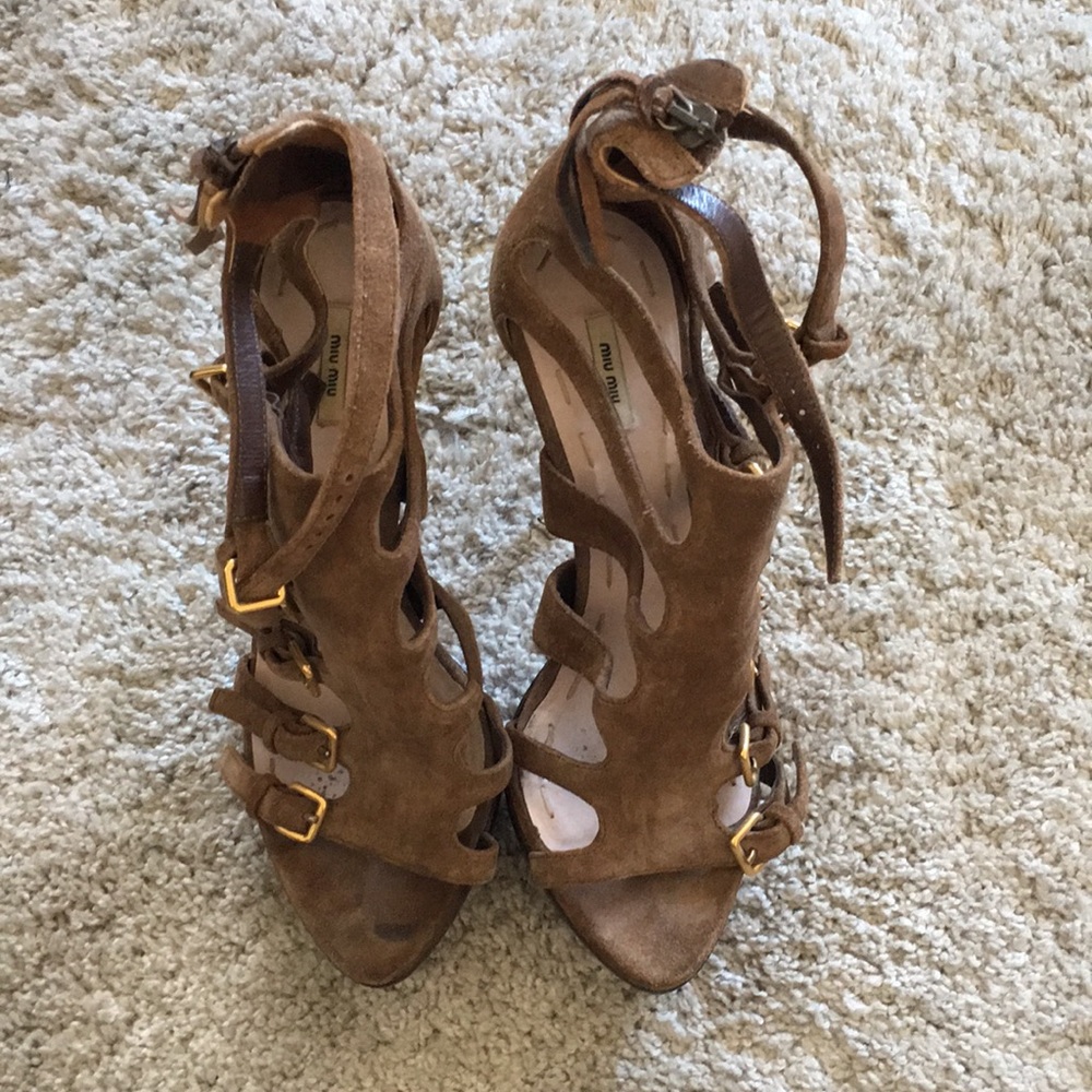 Miumiu Strappy Heels